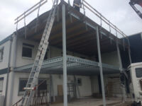 Flachdachabdichtung an Bürogebäude-Neubau in Hattingen